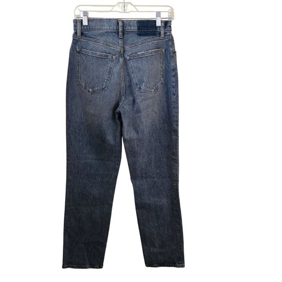 Abercrombie & Fitch The 90's Straight Ultra High Rise Medium Wash Jeans … - Picture 3 of 10